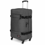 Eastpak Travel-Reisetasche Transit'r 4 XL (110 Liter) mit Rollen Black Denim grau